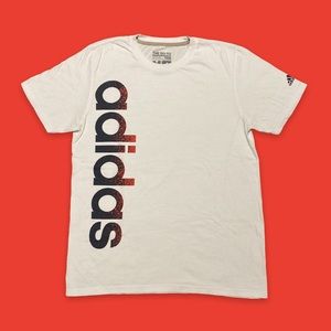 Adidas The Go-To Performance Climalite Vertical Side Logo Short Sleeve Tee